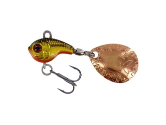 Wirujący ogonek Westin DropBite Tungsten Spin Tail Jig 7g | 1,6cm | Gold Rush