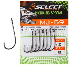 Haczyki do czeburaszki Select MJ-59 MICRO JIG SPECIAL #10 | op. 10 szt.