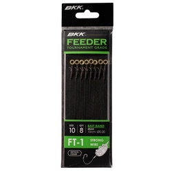 Przypony BKK Feeder Tournament FT-1 | Bait Band Rigs | Braid | 10cm | #12
