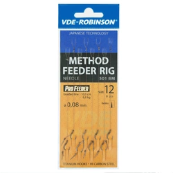 Przypon Robinson VDE-R z bagnetem MF 501BM | #8 | plecionka 0,12mm | 10 szt.