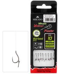 Przypon MIKADO Method Feeder z igłą - hak z zadziorem nr 12 / żyłka: 0.18mm/10cm - op.8szt.