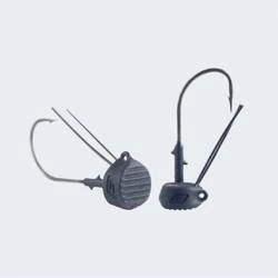 Główki jigowe BKK Silent Chaser|Draggin' NED Weedless Black | 3,5g | 1# | 3 szt.