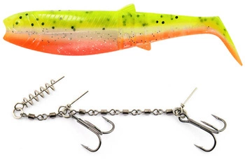 Zestaw Guma SAVAGE GEAR Cannibal 20cm 80g Lemon Cracker + Dozbrojka Vis Vangen