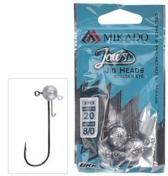 Główka MIKADO Jaws Stinger Eye Jig 10gr - 4/0 BN - op.3szt.