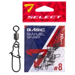 Select Agrafka z krętlikiem Basic Swivel Snap #8 (10 szt/opak)