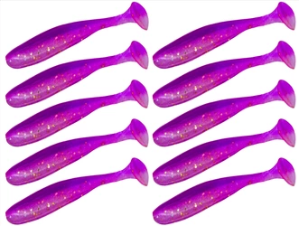 Keitech Easy Shiner 3"/7,6 cm LT#64 Grape Stardust - 10szt.