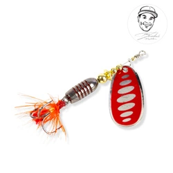 Obrotówka MIKADO Windmill #3 - Silver Red