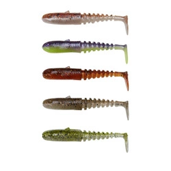 Zestaw gum SAVAGE GEAR Gobster Shad 7.5cm - Clear Water Mix - 5szt