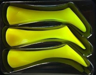 Headbanger Shad zapasowe ogonki 22cm Fluo Yellow