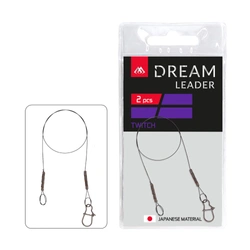 Przypon MIKADO - DREAM LEADER - TWITCH 30cm/22LB/10kg - op.2szt.