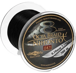 Plecionka Mikado NIHONTO OCTA BRAID  010 BLACK 300M