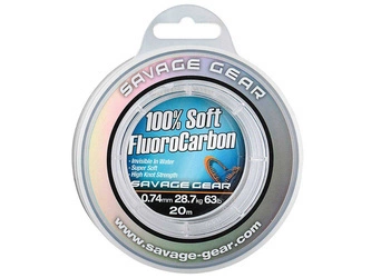 Savage Gear Soft Fluorocarbon 15m - 0.81mm - 33kg
