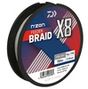 .Plecionka Daiwa N'Zon X8 Braid 0.08mm | 300m - 5kg - Steel Gray