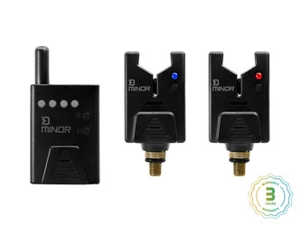 Zestaw sygnalizatorów brań z centralką DELPHIN Minor - 3+1