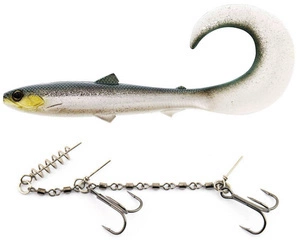 Zestaw Guma WESTIN BullTeez Curltail 21cm - 49g - Headlight - 1szt. + Dozbrojka Vis Vangen