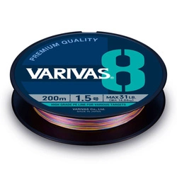 Plecionka Varivas8 PE #1.2 - 150m - 23lb - Multicolor