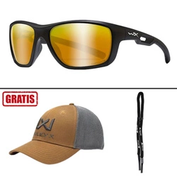 Okulary polaryzacyjne Wiley X - ASPECT CAPTIVATE / Bronze Mirror / Matte Black Frame + GRATISY!