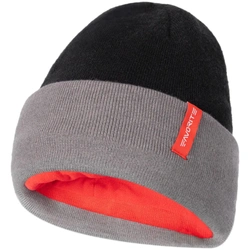 Czapka zimowa Favorite Red fleece 58 / czarno-szara