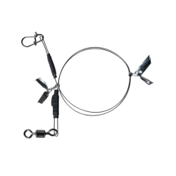 Przypon stalowy BKK 7x7 Wire leader - Allround (Duolock Snap) - 25cm - 12kg - 2szt.
