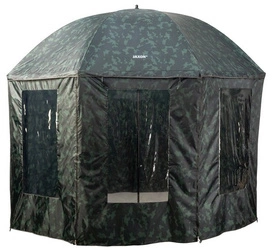 Parasol wędkarski Jaxon Variant Camou 290 | z pełną osłoną | 290cm