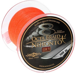 Plecionka Mikado NIHONTO OCTA BRAID  035 ORANGE 300M