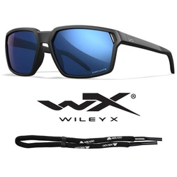 Okulary Wiley X - Sierra Captivate Polarized Blue Mirror Grey Matte Black Frame