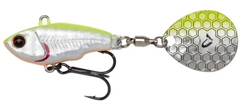 Wirujący ogonek SAVAGE GEAR FAT TAIL SPIN 6.5cm 16g -  Lemon Back Flash