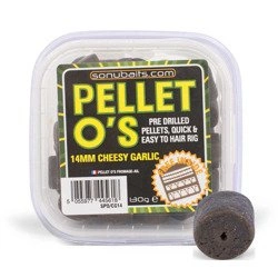 Pellet haczykowy Sonubaits Pellet O's Cheesy Garlic 14mm 130g