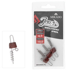 Wkręty do przynęt z obciążeniem- JAWS QUICK CHANGE SPIRAL - 10g/4.7cm - op.3szt
