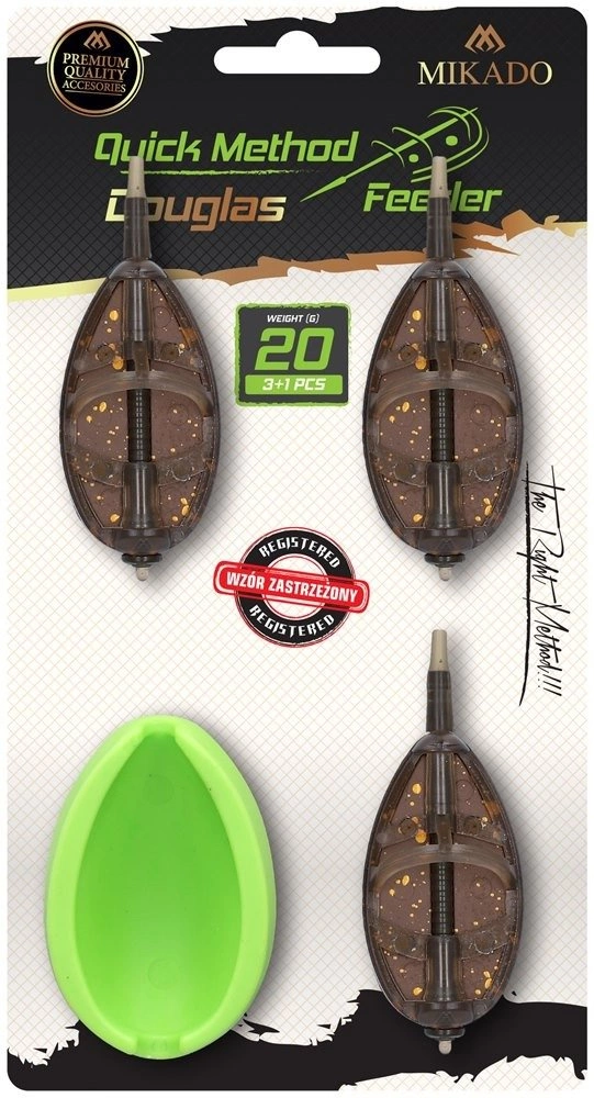 Komplet koszyków MIKADO Douglas Q.M.F. L 20+30+40 g + FOREMKA