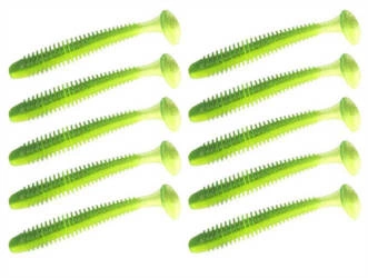 Keitech Swing Impact 2.5"/6,35cm - LT#62 Chart Lime Shad - 10szt.