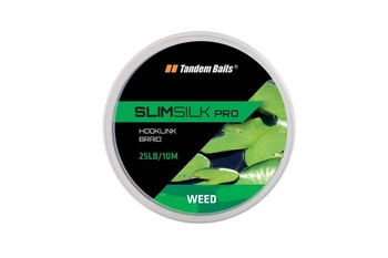 Plecionka przyponowa Tandem Baits Plecionka Slimsilk Pro 25 lb / 10 m - Weed