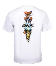 Koszulka BKK Short Sleeve T-Shirt - Casual - White - Pike -L