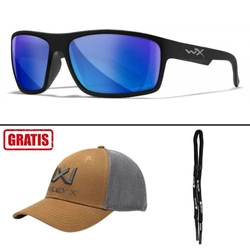 Okulary Wiley X - PEAK Captivate / Blue Mirror / Matte Black Frame +GRATISY!