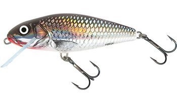 Wobler Salmo Perch 8 cm - Pływający - Holo Grey Shiner