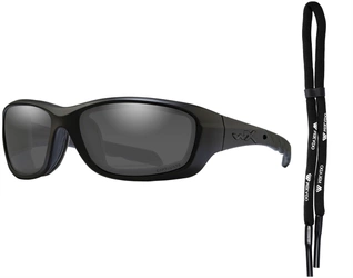 Okulary polaryzacyjne Wiley X - GRAVITY CAPTIVATE Polarized Smoke Grey Matte Black Frame