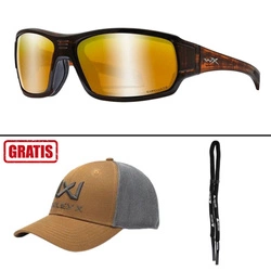 Okulary polaryzacyjne Wiley X - BREACH CAPTIVATE / Bronze Mirror / Matte Hick Brown Frame + GRATISY!