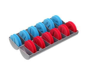 Pudełko na przypony FLAGMAN EVA RIG SPOOLS in round box 12pcs