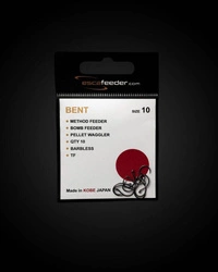 Haczyki Esca Feeder Bent - rozm. 10 - bezzadziorowe