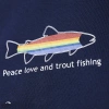 T-shirt Geoff Anderson Organic Tee Navi Peace Trout rozm. L