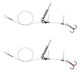 .Dozbrojki SAVAGE GEAR LINETHRU CORKSCREW RIG #1 40CM 22KG 2PCS