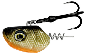 .Główka z wkrętką i kotwiczką SAVAGE GEAR Monster Vertical Head 55g #1/0 Perch