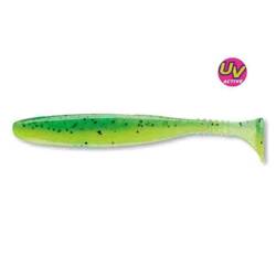 .Guma DAIWA Tournament D'Fin 10cm 5,5g- UV Chartreuse Tiger  op 7szt