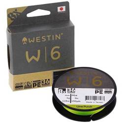 .Plecionka WESTIN W6 8 Braid Lime Punch 0.10mm 135m 3.8Kg