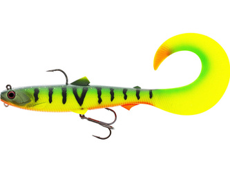 Guma WESTIN BullTeez Curltail R2F Sinking /21cm - 73g - Tiger Perch