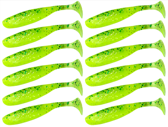 Keitech Easy Shiner 2"/5,08cm LT#62 LT Chart Lime Shad - 12szt.