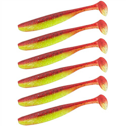 Keitech Easy Shiner 4.5"/11,43cm #CT25T Chartreuse Silver Red - 6szt.