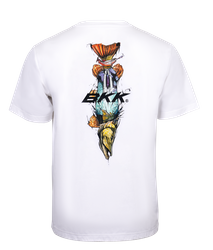 Koszulka BKK Short Sleeve T-Shirt - Casual - White - Pike -M