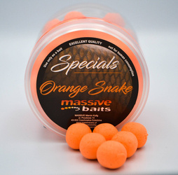 Kulki haczykowe Massive Baits Pop-Ups 14mm - 200ml - Orange Snake