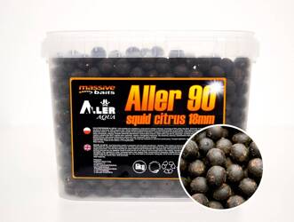 Kulki proteinowe Massive Baits Aller 90 5kg - 18mm - Squid Citrus